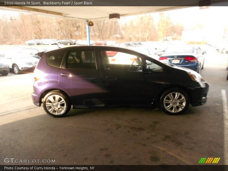 Blackberry Pearl / Sport Black 2010 Honda Fit Sport