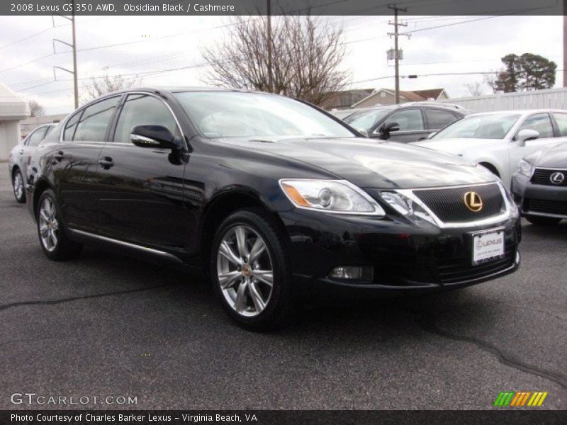 Obsidian Black / Cashmere 2008 Lexus GS 350 AWD