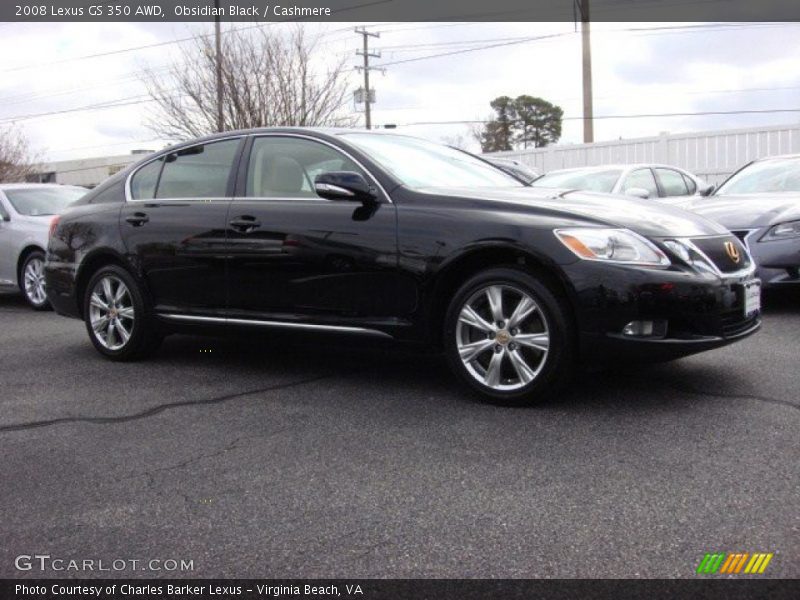 Obsidian Black / Cashmere 2008 Lexus GS 350 AWD