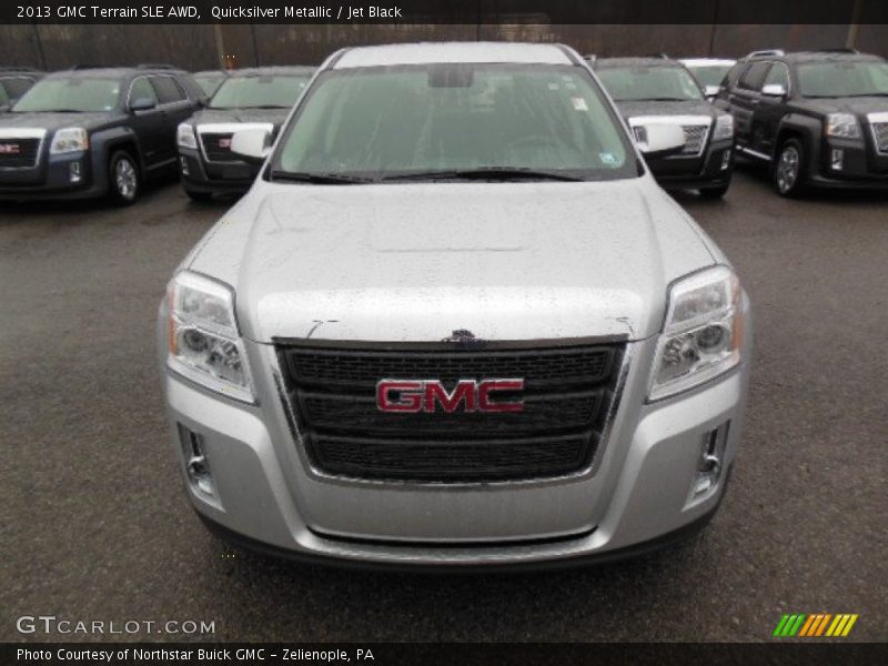 Quicksilver Metallic / Jet Black 2013 GMC Terrain SLE AWD