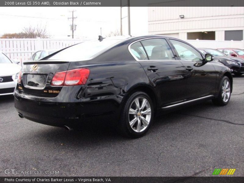 Obsidian Black / Cashmere 2008 Lexus GS 350 AWD