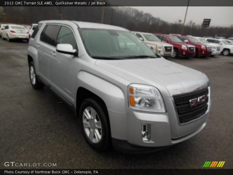 Quicksilver Metallic / Jet Black 2013 GMC Terrain SLE AWD