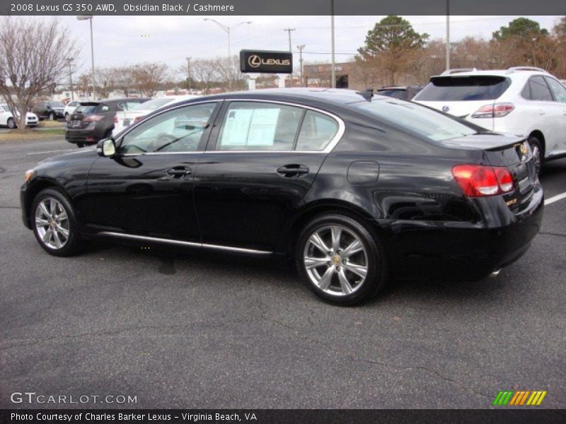 Obsidian Black / Cashmere 2008 Lexus GS 350 AWD