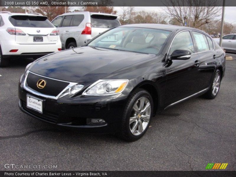 Obsidian Black / Cashmere 2008 Lexus GS 350 AWD