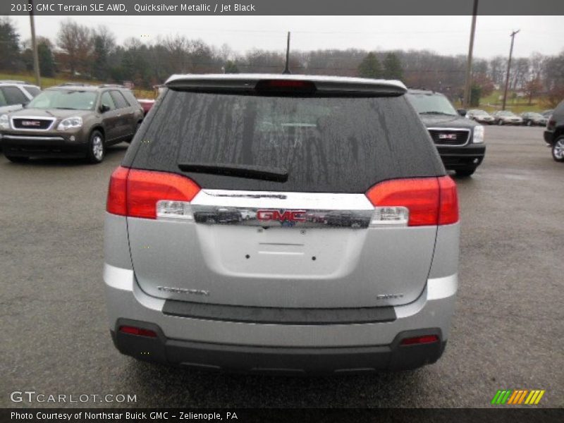 Quicksilver Metallic / Jet Black 2013 GMC Terrain SLE AWD