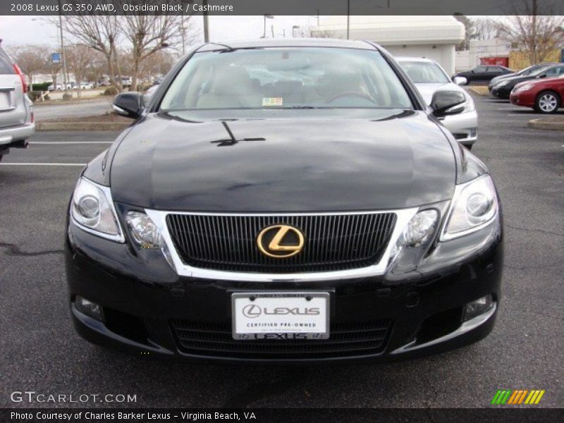 Obsidian Black / Cashmere 2008 Lexus GS 350 AWD