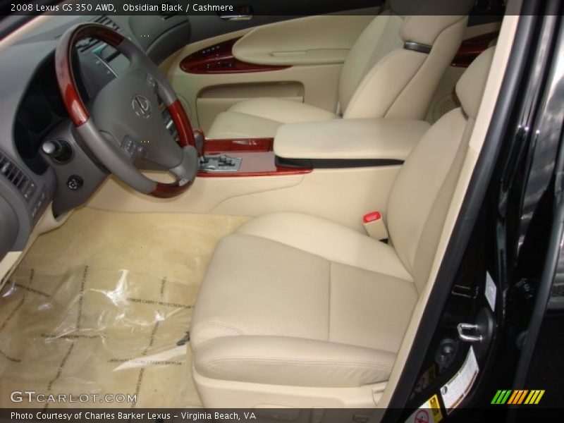 Obsidian Black / Cashmere 2008 Lexus GS 350 AWD
