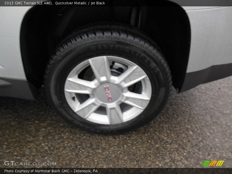 Quicksilver Metallic / Jet Black 2013 GMC Terrain SLE AWD