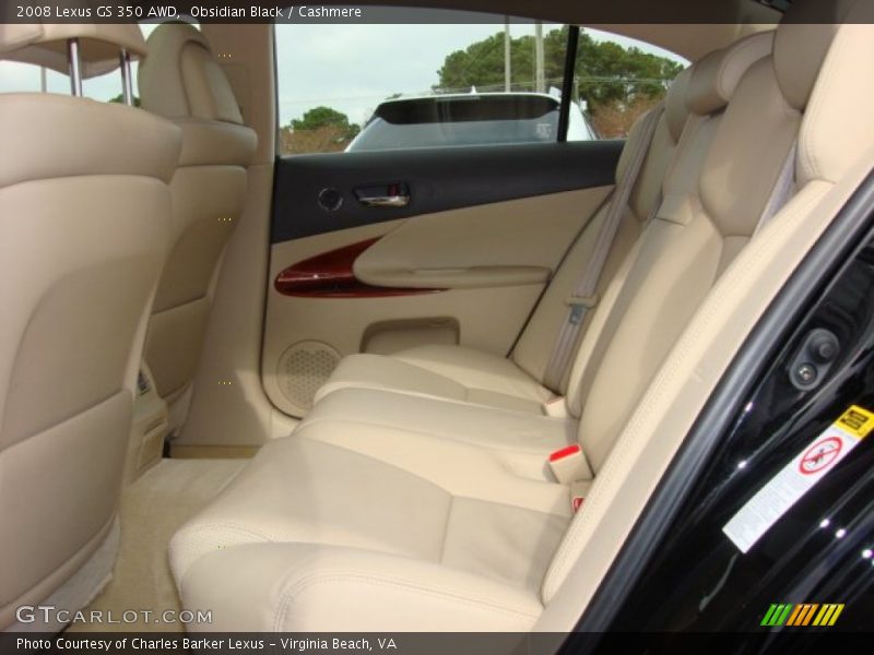 Obsidian Black / Cashmere 2008 Lexus GS 350 AWD