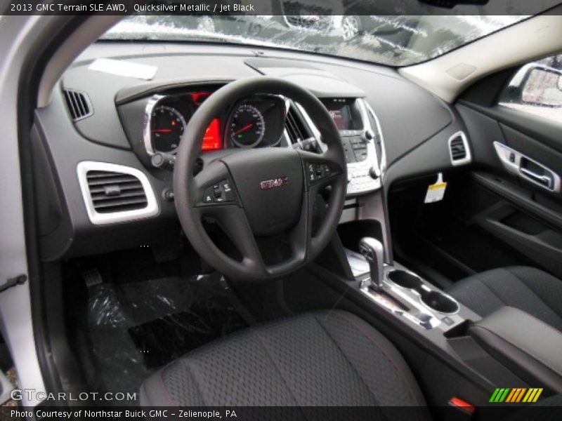 Quicksilver Metallic / Jet Black 2013 GMC Terrain SLE AWD
