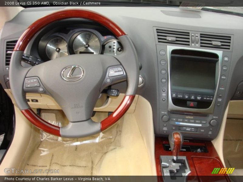 Obsidian Black / Cashmere 2008 Lexus GS 350 AWD