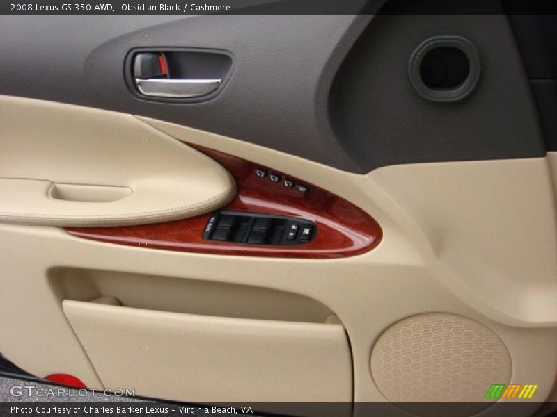 Obsidian Black / Cashmere 2008 Lexus GS 350 AWD