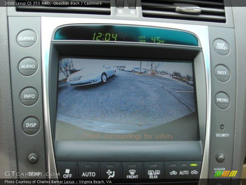 Obsidian Black / Cashmere 2008 Lexus GS 350 AWD