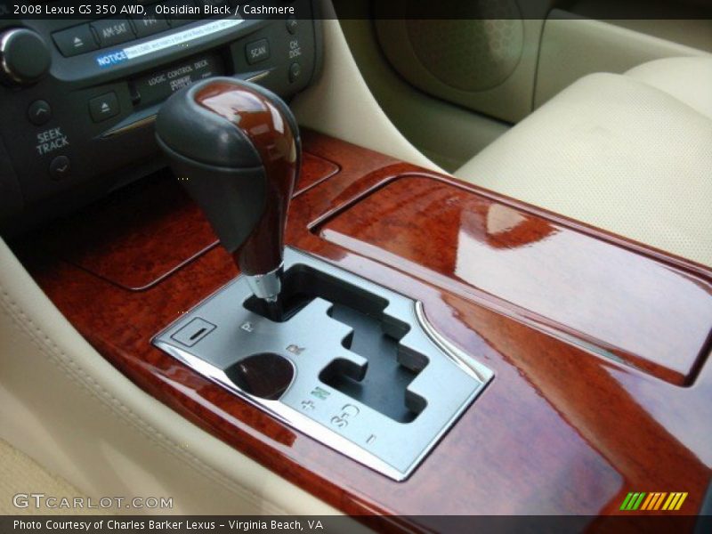 Obsidian Black / Cashmere 2008 Lexus GS 350 AWD