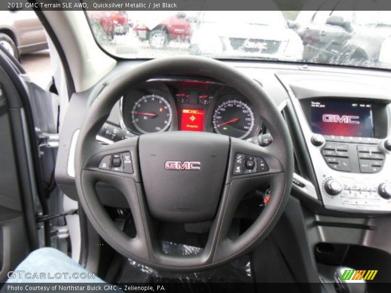 Quicksilver Metallic / Jet Black 2013 GMC Terrain SLE AWD