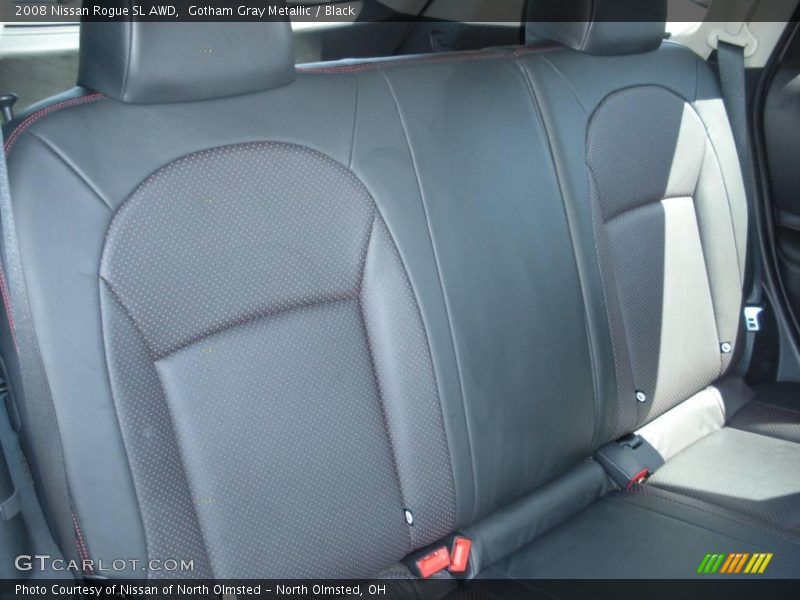 Gotham Gray Metallic / Black 2008 Nissan Rogue SL AWD