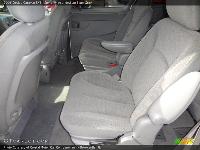 Stone White / Medium Slate Gray 2006 Dodge Caravan SXT