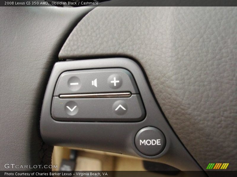 Obsidian Black / Cashmere 2008 Lexus GS 350 AWD