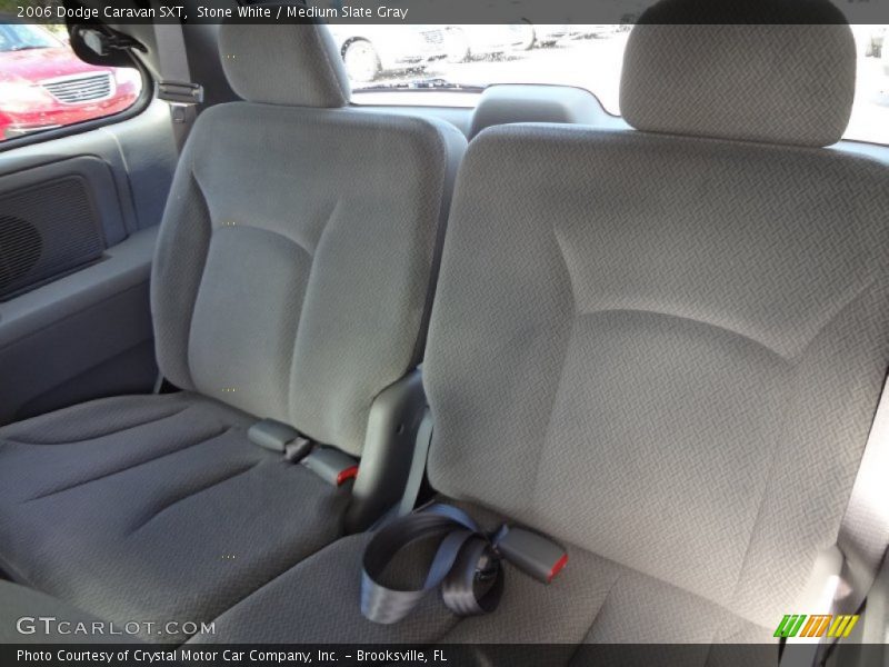 Stone White / Medium Slate Gray 2006 Dodge Caravan SXT