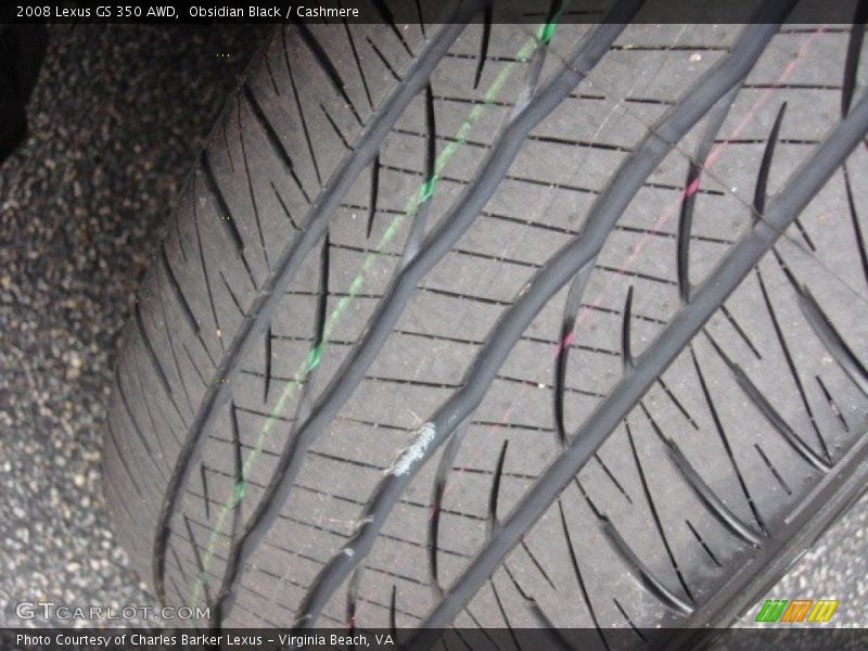Obsidian Black / Cashmere 2008 Lexus GS 350 AWD
