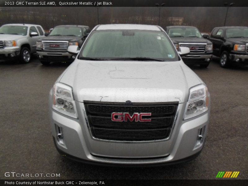 Quicksilver Metallic / Jet Black 2013 GMC Terrain SLE AWD