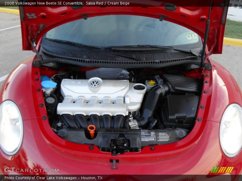 Salsa Red / Cream Beige 2008 Volkswagen New Beetle SE Convertible