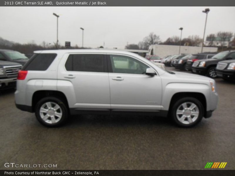 Quicksilver Metallic / Jet Black 2013 GMC Terrain SLE AWD