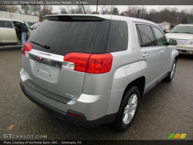 Quicksilver Metallic / Jet Black 2013 GMC Terrain SLE AWD