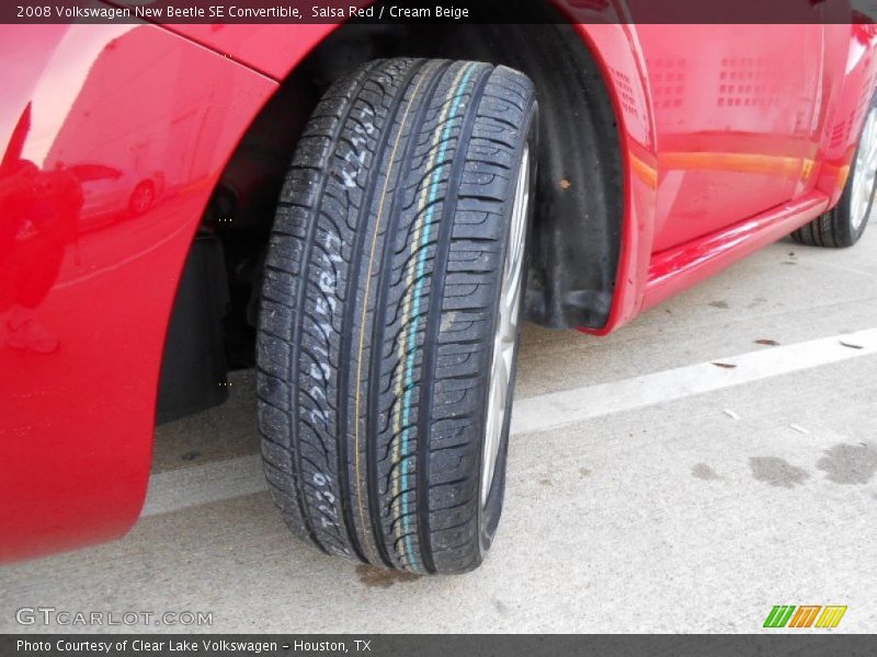 Salsa Red / Cream Beige 2008 Volkswagen New Beetle SE Convertible