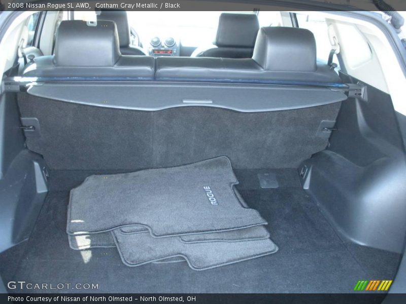Gotham Gray Metallic / Black 2008 Nissan Rogue SL AWD