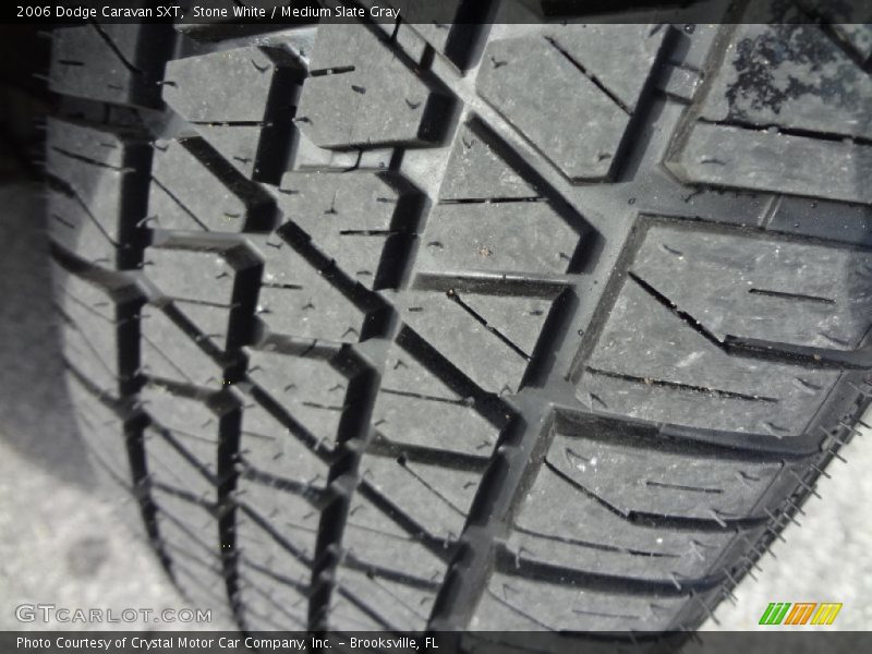 Stone White / Medium Slate Gray 2006 Dodge Caravan SXT