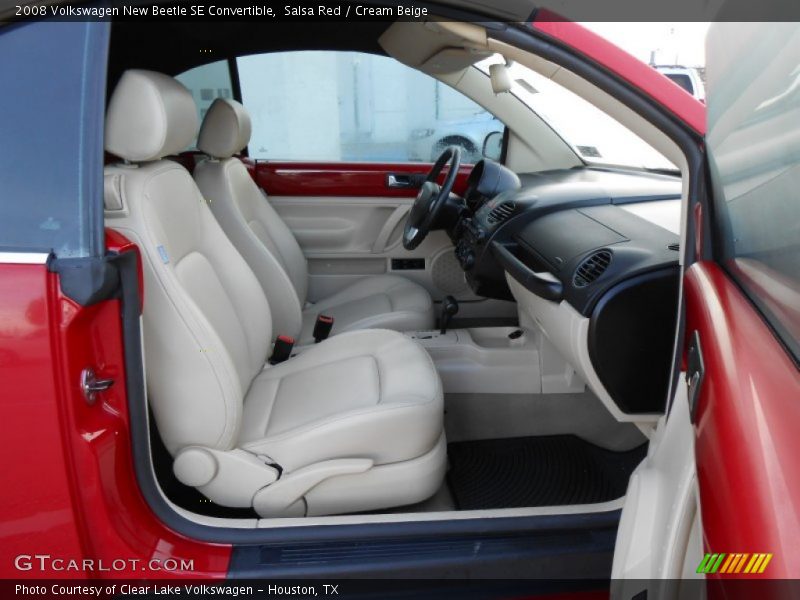 Salsa Red / Cream Beige 2008 Volkswagen New Beetle SE Convertible