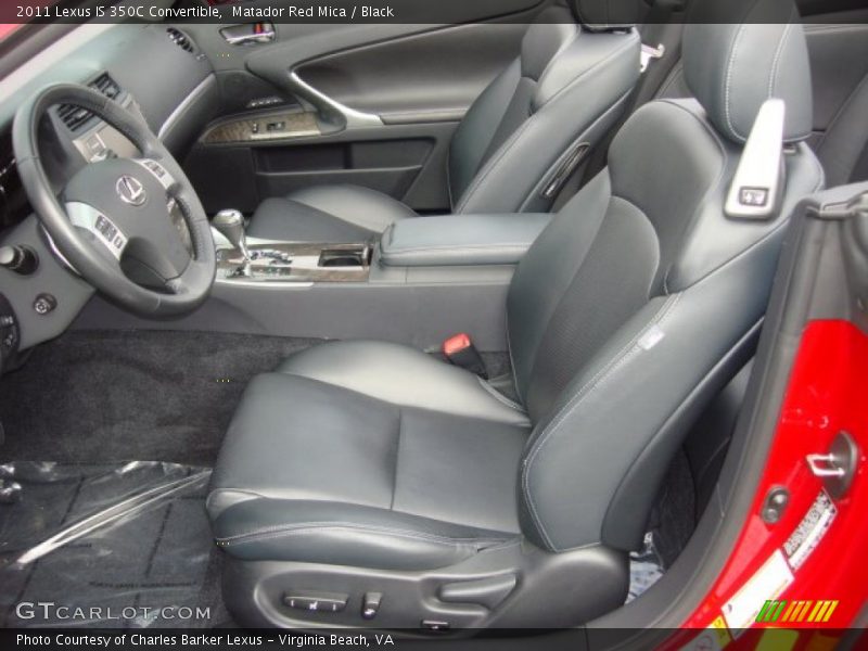 Front Seat of 2011 IS 350C Convertible
