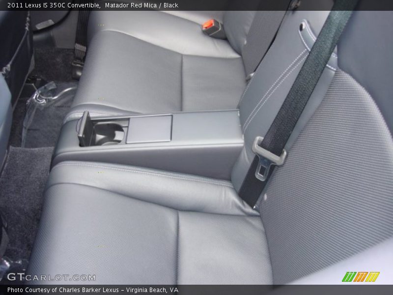 Rear Seat of 2011 IS 350C Convertible