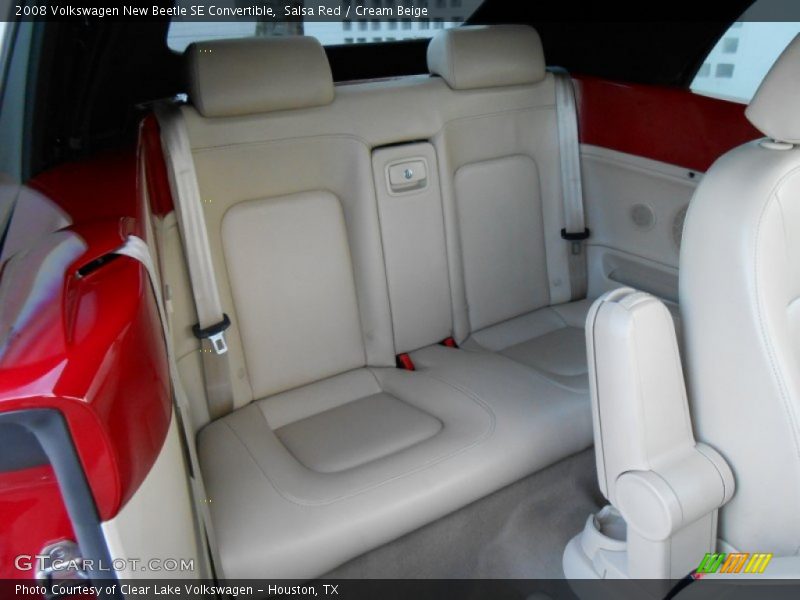 Salsa Red / Cream Beige 2008 Volkswagen New Beetle SE Convertible