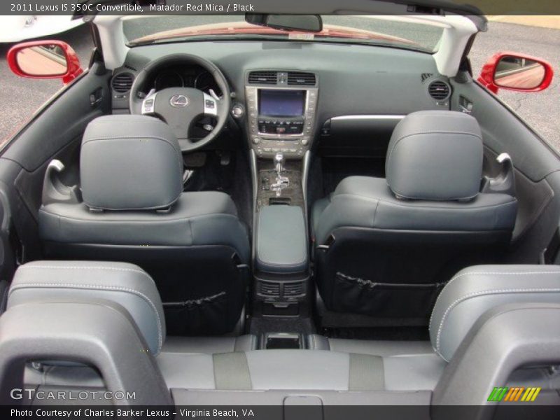  2011 IS 350C Convertible Black Interior