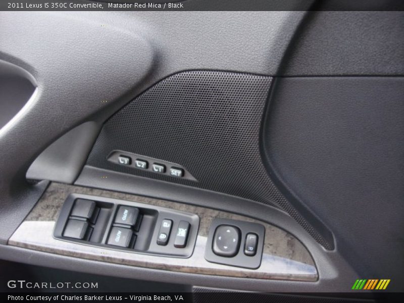 Controls of 2011 IS 350C Convertible
