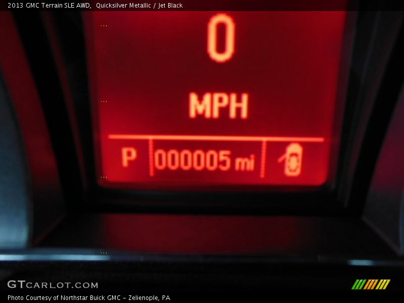 Quicksilver Metallic / Jet Black 2013 GMC Terrain SLE AWD