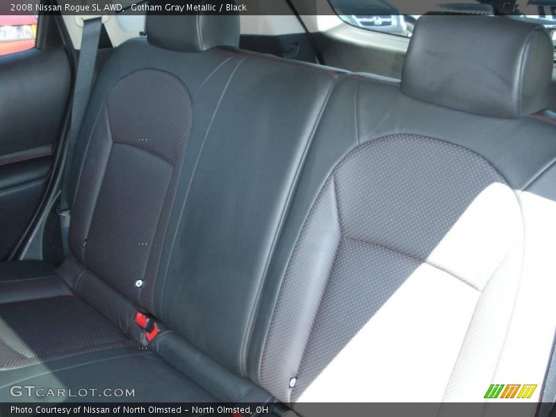 Gotham Gray Metallic / Black 2008 Nissan Rogue SL AWD
