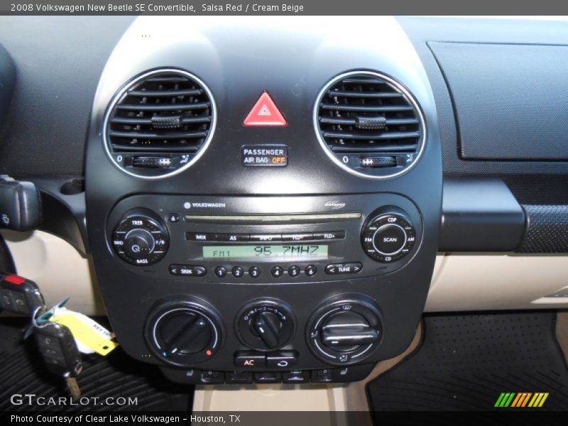 Salsa Red / Cream Beige 2008 Volkswagen New Beetle SE Convertible