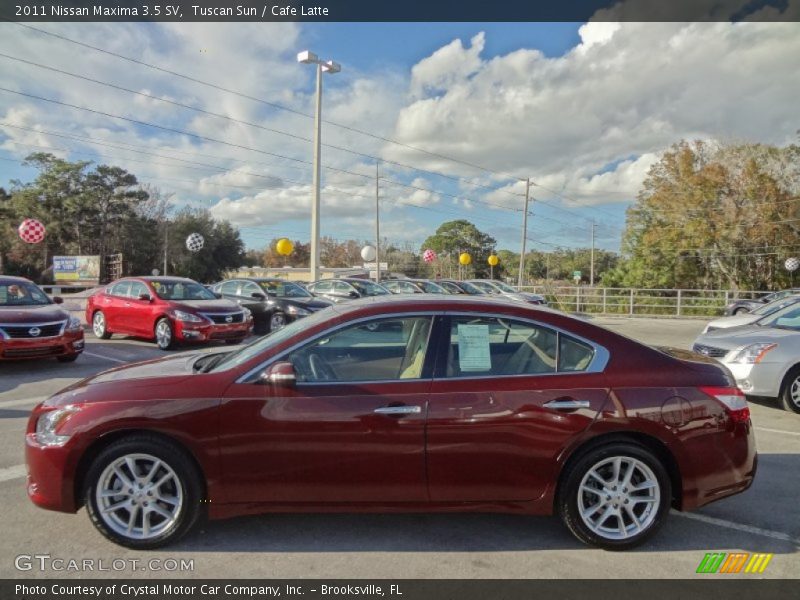 Tuscan Sun / Cafe Latte 2011 Nissan Maxima 3.5 SV