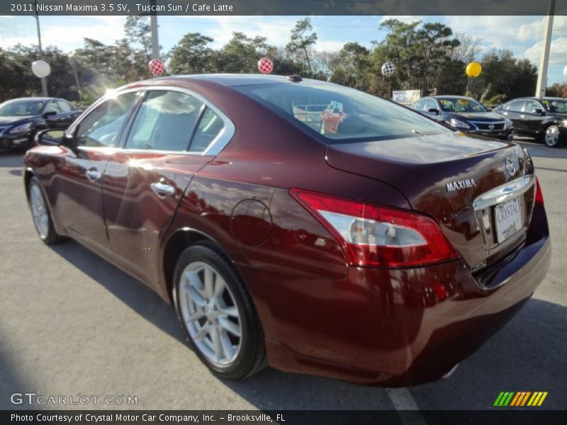 Tuscan Sun / Cafe Latte 2011 Nissan Maxima 3.5 SV