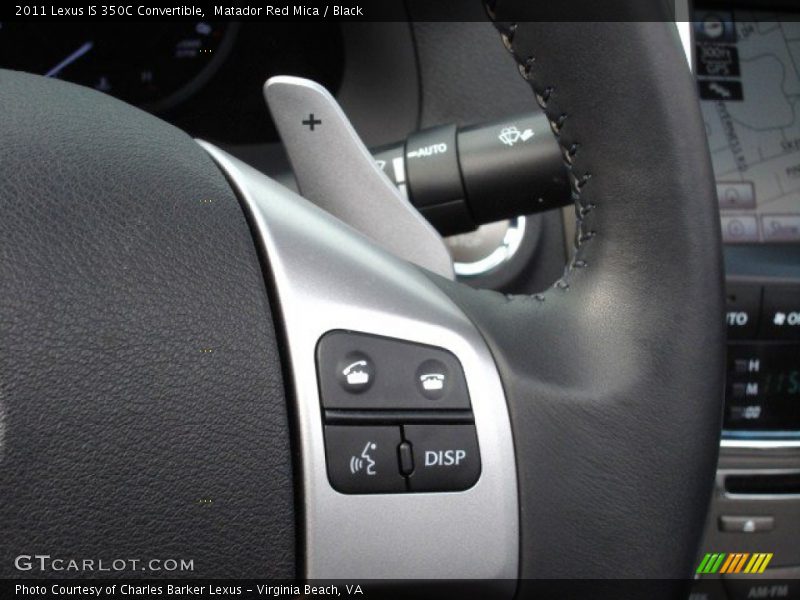 Controls of 2011 IS 350C Convertible