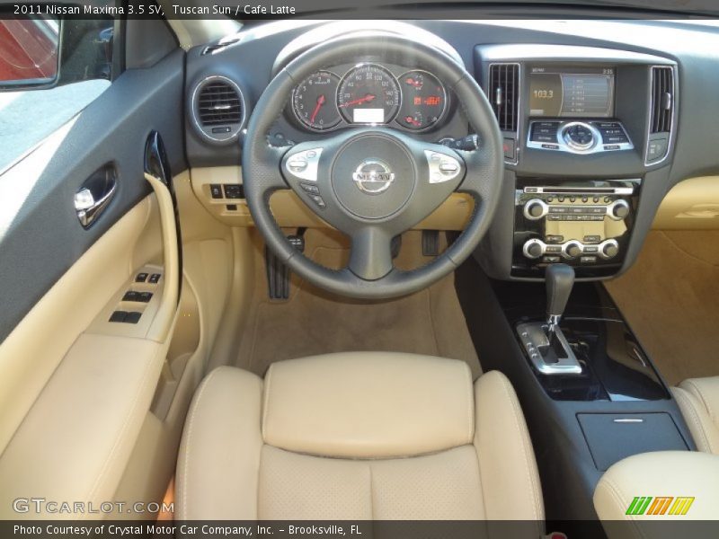 Tuscan Sun / Cafe Latte 2011 Nissan Maxima 3.5 SV