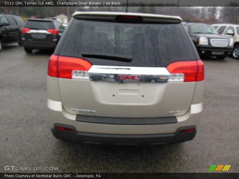 Champagne Silver Metallic / Jet Black 2013 GMC Terrain SLE AWD
