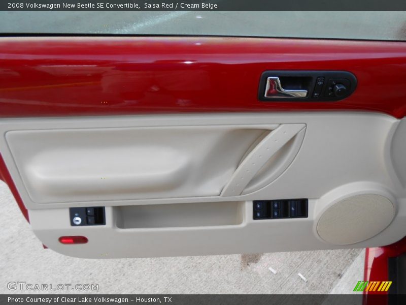 Salsa Red / Cream Beige 2008 Volkswagen New Beetle SE Convertible