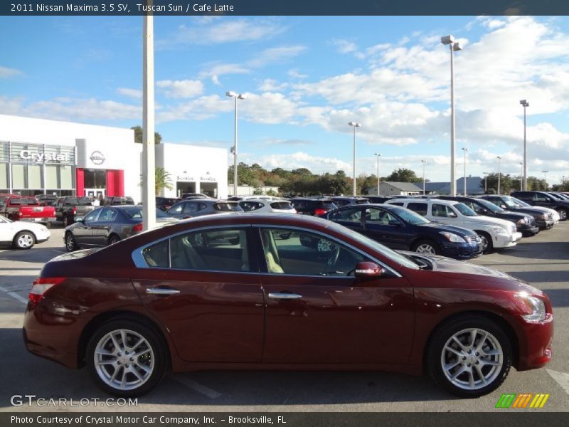 Tuscan Sun / Cafe Latte 2011 Nissan Maxima 3.5 SV