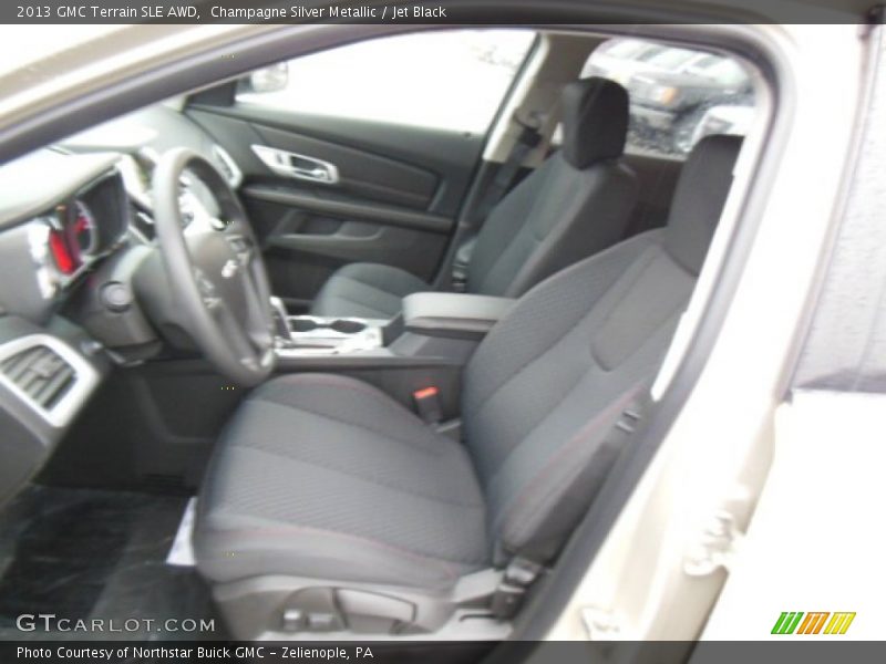 Champagne Silver Metallic / Jet Black 2013 GMC Terrain SLE AWD