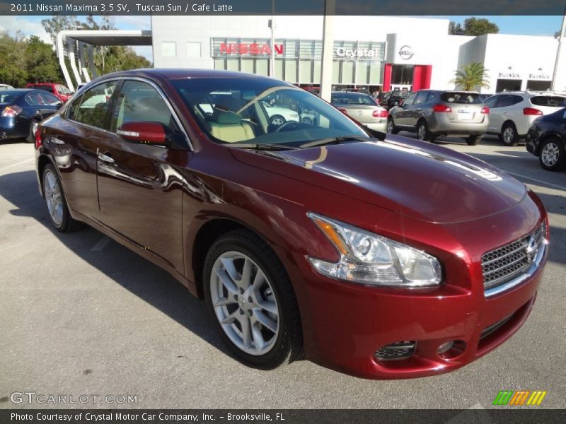 Tuscan Sun / Cafe Latte 2011 Nissan Maxima 3.5 SV
