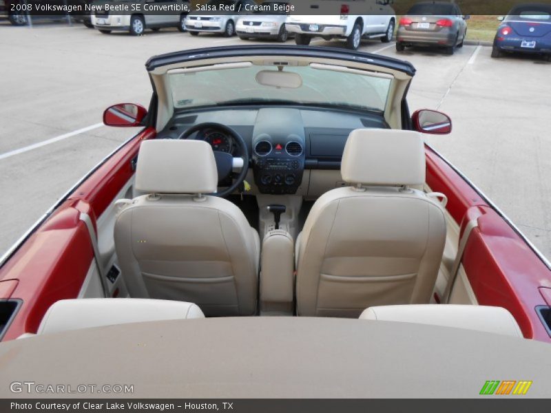 Salsa Red / Cream Beige 2008 Volkswagen New Beetle SE Convertible